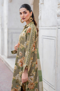 BAROUQE-3PC KARANDI PRINTED SHIRT WITH KARANDI PRINTED DUPATTA AND TROUSER-BIC-2579