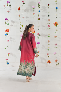 LULUSAR-3PC-SHAMOZE SILK PRINTED SHIRT WITH SILK PRINTED DUPATTA AND SILK TROUSER-BIC-9016