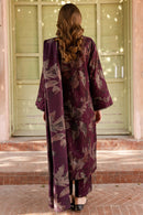 BAROQUE-3PC KHADDAR PRINTED SHIRT WITH KHADDAR PRINTED DUPATTA AND PRINT TROUSER-BIC-2649