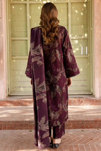 BAROQUE-3PC KHADDAR PRINTED SHIRT WITH KHADDAR PRINTED DUPATTA AND PRINT TROUSER-BIC-2649