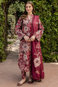 BAROQUE-3PC KHADDAR PRINTED SHIRT WITH KHADDAR PRINTED DUPATTA AND PRINT TROUSER-BIC-2645