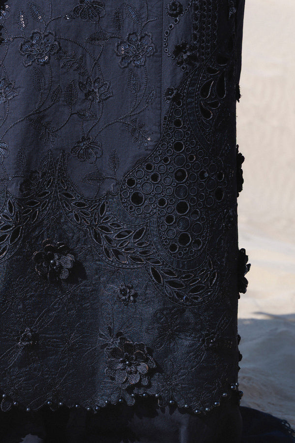 NUREH-3PC LAWN HEAVY EMBROIDERED SHIRT WITH CHIFFON PRINTED EMBR DUPATTA AND TROUSER-BIC-4786