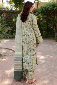 BAROQUE-3PC KHADDAR PRINTED SHIRT WITH KHADDAR PRINTED DUPATTA AND PRINT TROUSER-BIC-2643