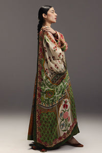 ZARA SHAH JAHAN-3PC DIGITAL PRINTED FROCK WITH SILK PRINTED DUPATTA & DYED TROUSER-BIC-062