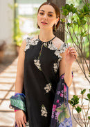 ASIFA NABEEL-3PC LAWN PRINT EMBROIDERED SHIRT WITH CHIFFON PRINT DUPATTA AND PRINT TROUSER-BIC-2515