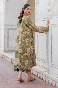 BAROUQE-3PC KARANDI PRINTED SHIRT WITH KARANDI PRINTED DUPATTA AND TROUSER-BIC-2579