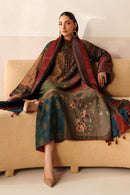 BAROQUE-3PC KHADDAR PRINTED SHIRT WITH KHADDAR PRINTED DUPATTA AND PRINTED TROUSER-BIC-2661