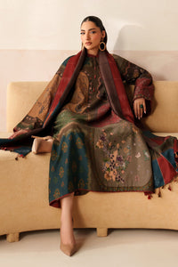BAROQUE-3PC KHADDAR PRINTED SHIRT WITH KHADDAR PRINTED DUPATTA AND PRINTED TROUSER-BIC-2661