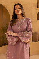 BATIK-2PC SEQUIN DHANAK EMBROIDERED SHIRT WITH SEQUIN DHANAK EMBROIDERED TROUSER-BIC-106