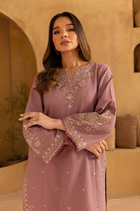 BATIK-2PC SEQUIN DHANAK EMBROIDERED SHIRT WITH SEQUIN DHANAK EMBROIDERED TROUSER-BIC-106