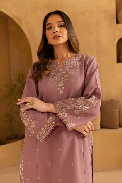 BATIK-2PC SEQUIN LAWN EMBROIDERED SHIRT WITH SEQUIN LAWN EMBROIDERED TROUSER-BIC-3470