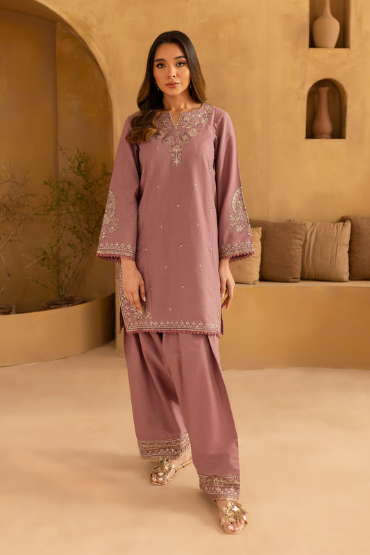 BATIK-2PC SEQUIN LAWN EMBROIDERED SHIRT WITH SEQUIN LAWN EMBROIDERED TROUSER-BIC-3470
