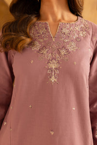BATIK-2PC SEQUIN DHANAK EMBROIDERED SHIRT WITH SEQUIN DHANAK EMBROIDERED TROUSER-BIC-106