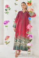 LULUSAR-3PC-SHAMOZE SILK PRINTED SHIRT WITH SILK PRINTED DUPATTA AND SILK TROUSER-BIC-9016