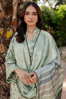 BAROQUE-3PC KHADDAR PRINTED SHIRT WITH KHADDAR PRINTED DUPATTA AND PRINT TROUSER-BIC-2643