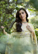 ELAF-3PC LAWN EMBROIDERED SHIRT WITH SILK PRINTED EMB DUPATTA AND TROUSER-BIC-4912
