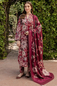 BAROQUE-3PC KHADDAR PRINTED SHIRT WITH KHADDAR PRINTED DUPATTA AND PRINT TROUSER-BIC-2645