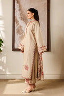 BAROQUE-3PC LAWN EMBROIDERED SHIRT WITH CHIFFON PRINTED DUPATTA AND EMB TROUSER-BIC-4869