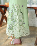 MUSHQ-3PC LAWN EMBROIDERED SHIRT WITH SILK PRINTED DUPATTA AND TROUSER-BIC-4908
