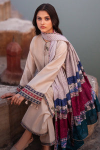 JAZMIN-3PC LAWN EMBROIDERED SHIRT WITH MONARK PRINTED DUPATTA AND TROUSER-BIC-3631