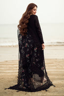 NUREH-3PC LAWN CHIKENKARI LASER EMBROIDERED SHIRT WITH ORGANZA EMBROIDERED PRINT DUPATTA-3667-EID FESTIVE-