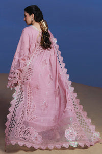 NUREH-3PC LAWN SEQUIN CHIKANKAARI EMBROIDERED SHIRT WITH KHADDI NET EMBROIDERED DUPATTA AND TROUSER-BIC-4800