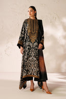 BAROQUE-3PC VISCOSE PRINTED EMB SHIRT WITH VISCOSE PRINTED DUPATTA AND TROUSER-BIC