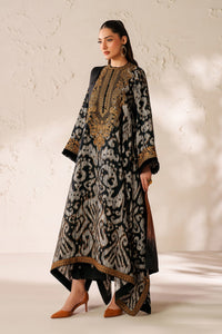 BAROQUE-3PC VISCOSE PRINTED EMB SHIRT WITH VISCOSE PRINTED DUPATTA AND TROUSER-BIC