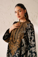 BAROQUE-3PC VISCOSE PRINTED EMB SHIRT WITH VISCOSE PRINTED DUPATTA AND TROUSER-BIC