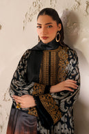 BAROQUE-3PC VISCOSE PRINTED EMB SHIRT WITH VISCOSE PRINTED DUPATTA AND TROUSER-BIC