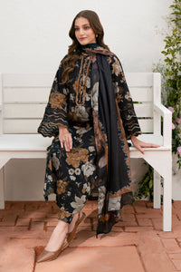 BAROQUE-3PC LAWN PRINTED SHIRT WITH CHIFFON PRINT DUPATTA AND PRINT TROUSER-BIC-2530