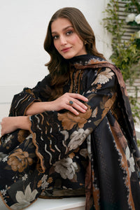 BAROQUE-3PC LAWN PRINTED SHIRT WITH CHIFFON PRINT DUPATTA AND PRINT TROUSER-BIC-2530