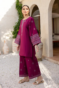 BATIK-2PC DHANAK SEQUENCE EMBROIDERED SHIRT WITH SEQUIN EMB TROUSER-BIC-116