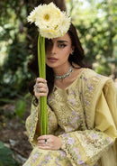 ELAF-3PC LAWN EMBROIDERED SHIRT WITH SILK PRINTED EMB DUPATTA AND TROUSER-BIC-4912