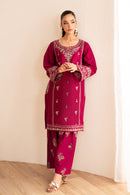BATIK-2PC DHANAK EMBROIDERED SHIRT & EMBROIDERED TROUSER-BIC-110