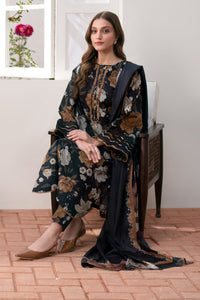 BAROQUE-3PC LAWN PRINTED SHIRT WITH CHIFFON PRINT DUPATTA AND PRINT TROUSER-BIC-2530