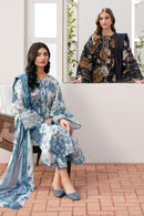 BAROQUE-3PC LAWN PRINTED SHIRT WITH CHIFFON PRINT DUPATTA AND PRINT TROUSER-BIC-2530