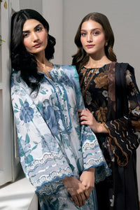 BAROQUE-3PC LAWN PRINTED SHIRT WITH CHIFFON PRINT DUPATTA AND PRINT TROUSER-BIC-2530