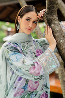 BAROQUE-3PC LAWN DIGITAL PRINTED SHIRT WITH ORGANZA EMB DUPATTA AND PRINTED TROUSER-BIC-010