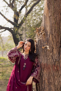 BATIK-3PC DHANAK EMBROIDERED SHIRT WITH CHIFFON EMBROIDERED DUPATTA AND EMB TROUSER -BIC-5163