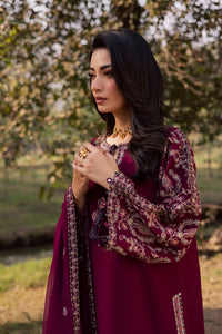 BATIK-3PC DHANAK EMBROIDERED SHIRT WITH CHIFFON EMBROIDERED DUPATTA AND EMB TROUSER -BIC-5163