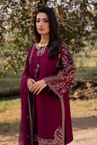 BATIK-3PC DHANAK EMBROIDERED SHIRT WITH CHIFFON EMBROIDERED DUPATTA AND EMB TROUSER -BIC-5163