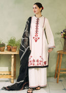 ZAHRA SHAHJAHAN- 3PC LAWN EMBROIDERED SHIRT WITH DIAMOND PRINTED DUPATTA-BIC-2738