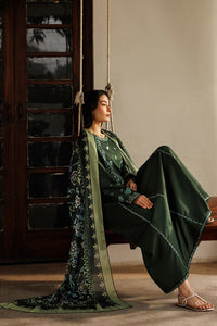 ETHNC-3PC LAWN EMBROIDERED SHIRT WITH CHIFFON PRINTED DUPATTA AND TROUSER-BIC-4870