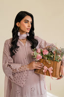 IZNIK-3PC LAWN EMBROIDERED SHIRT WITH KHAADI NET DUPATTA & TROUSER-BIC-3779