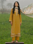 IZEL-3PC LAWN EMBROIDERED SHIRT WITH MONARK PRINT DUPATTA AND TROUSER-BIC-3685