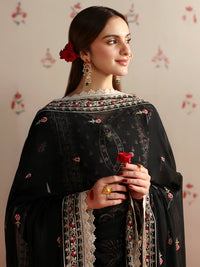 MAHNUR-3PC LAWN HEAVY EMBROIDERED SHIRT WITH CHIFFON EMB DUPATTA AND TROUSER -BIC-4690