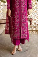 BATIK-3PIECE DHANAK SEQUINS EMBROIDERED SHIRT WITH CHIFFON EMBROIDERED DUPATTA AND TROUSER-BIC-5076