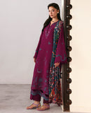 REPUBLIC -3PC DHANAK EMBROIDERED SHIRT WITH WOOL PRINT SHAWL AND TROUSER -BIC-5175