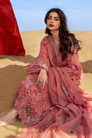 RANG RASIYA-3PC LAWN CHIKANKARI EMBROIDERED SHIRT WITH KHAADI NET EMBROIDERED DUPATTA AND TROUSER -BIC-4775
